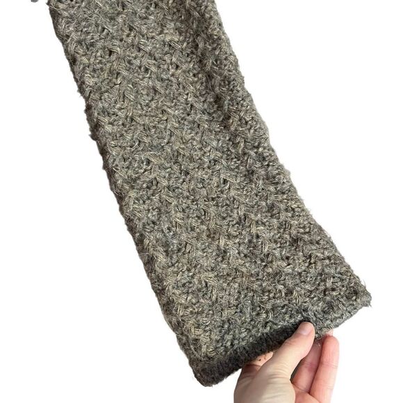 MaryStyle light brown wool & alpaca blend cardigan - Picture 6 of 11